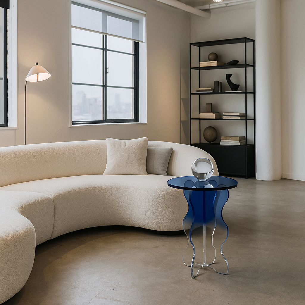 Blue Aurora Side Table