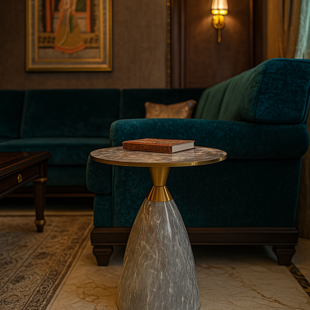 Zehen Onyx Side Table