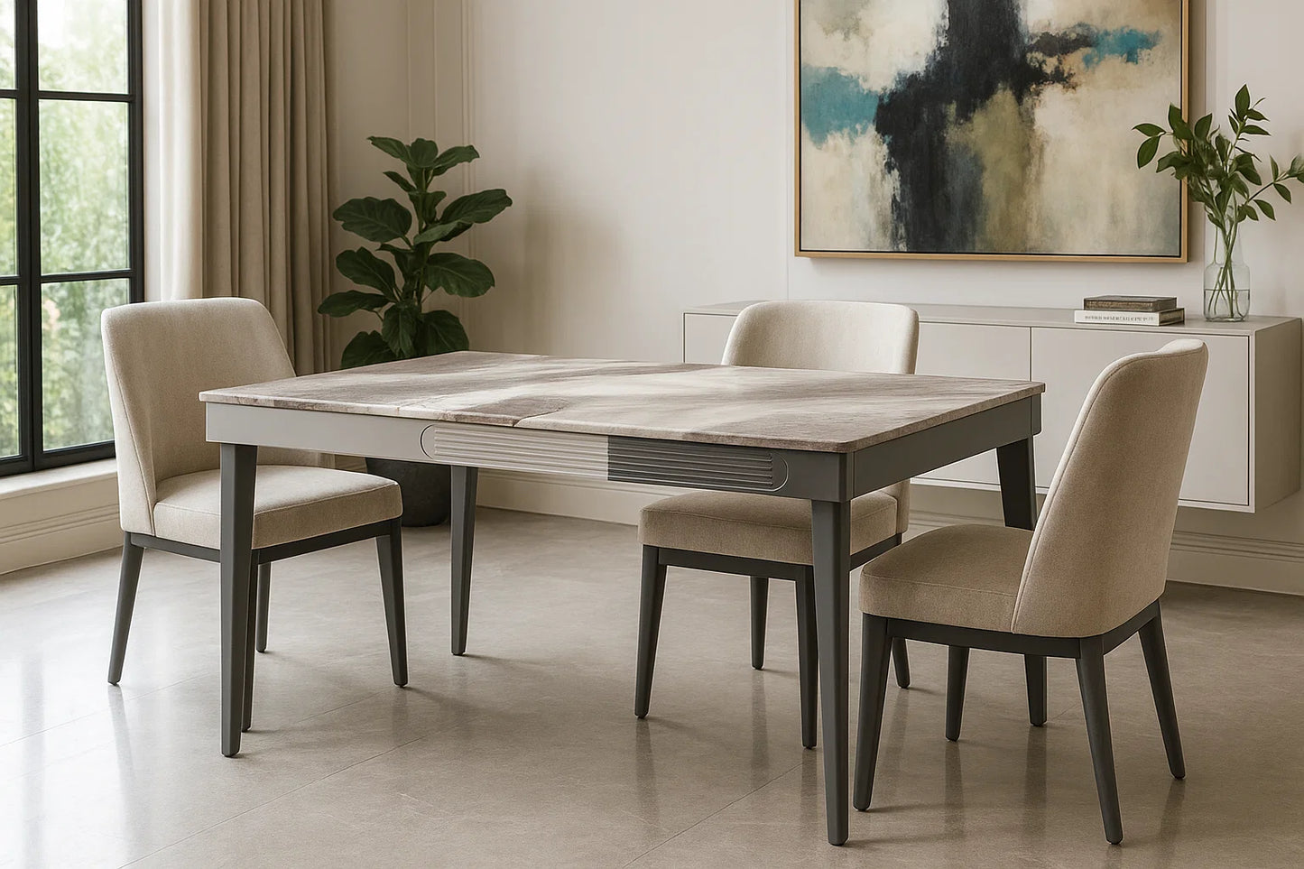 Nocturne Drift Dining Table