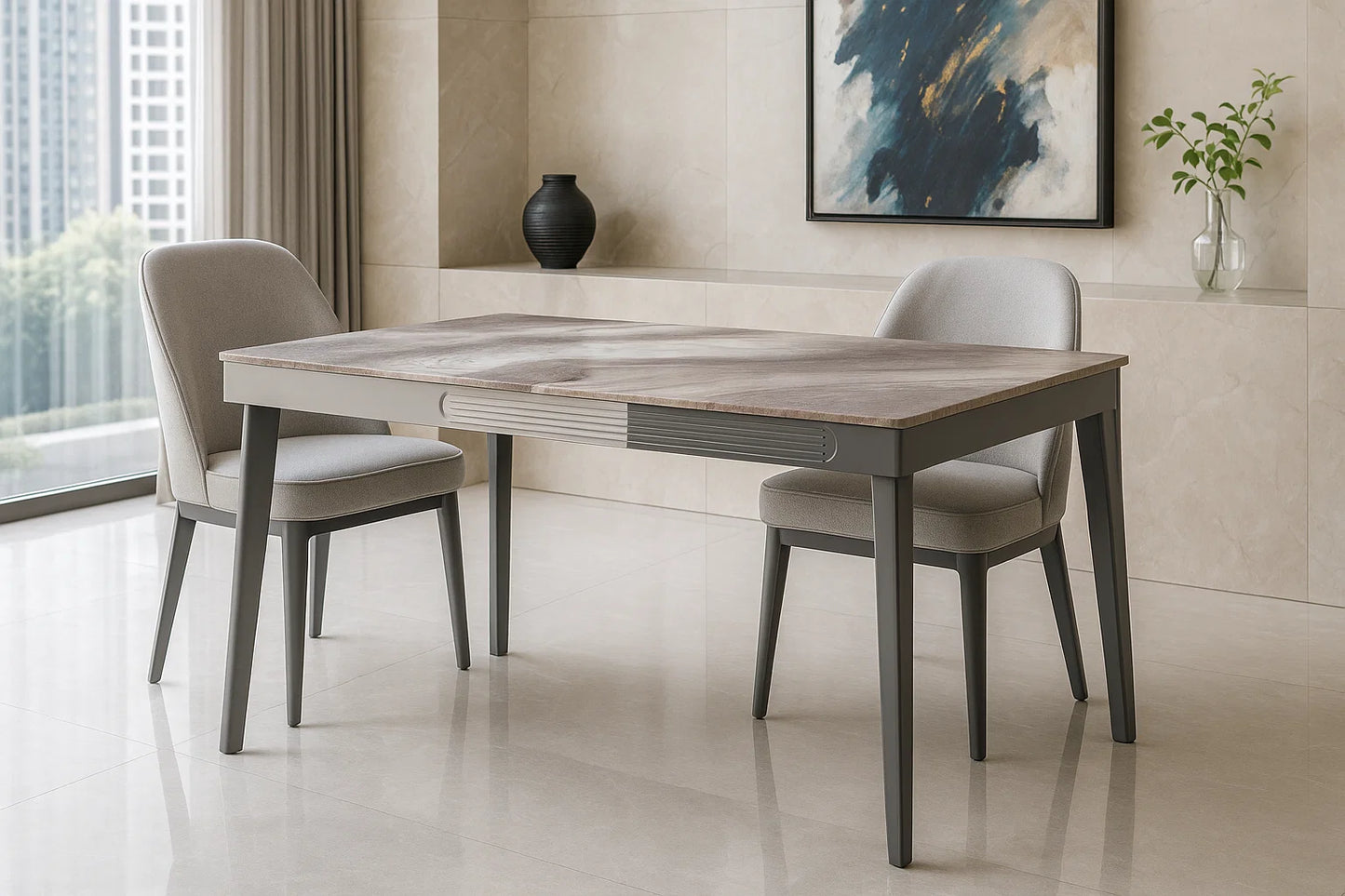 Nocturne Drift Dining Table
