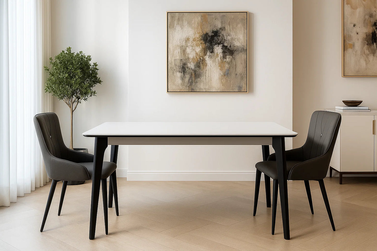 Linea Blanc Dining Table Set