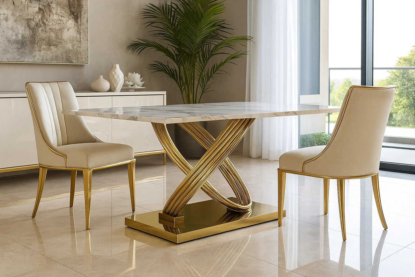 Celestia Loop Dining Table