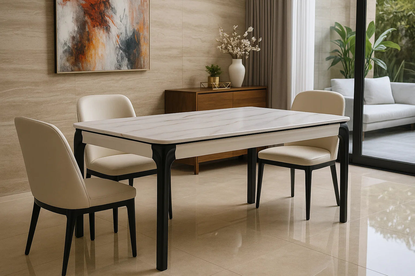 Aris Blanco Dining Table