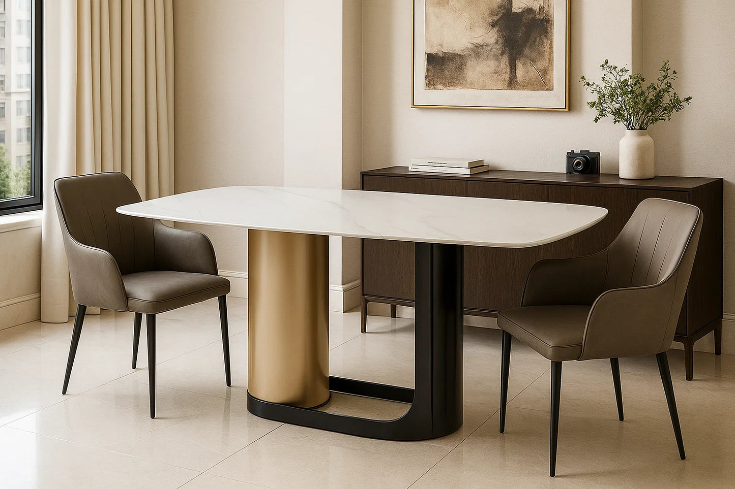 Aureon Marble Dining Table