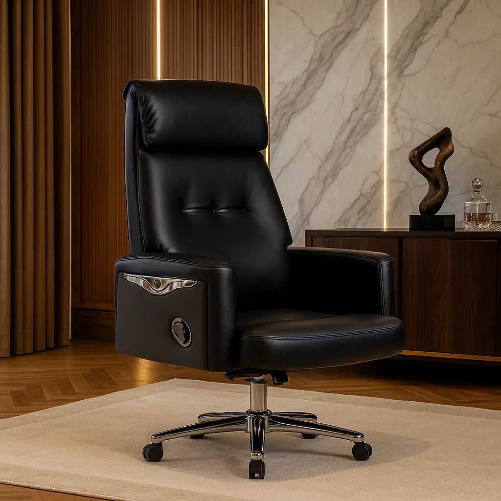 Modern director’s boss chair with reclining function