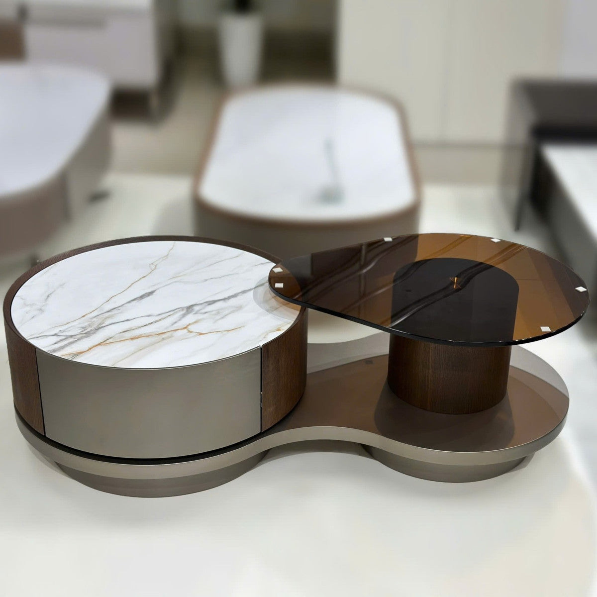 Glacier Orbit Center Coffee Table