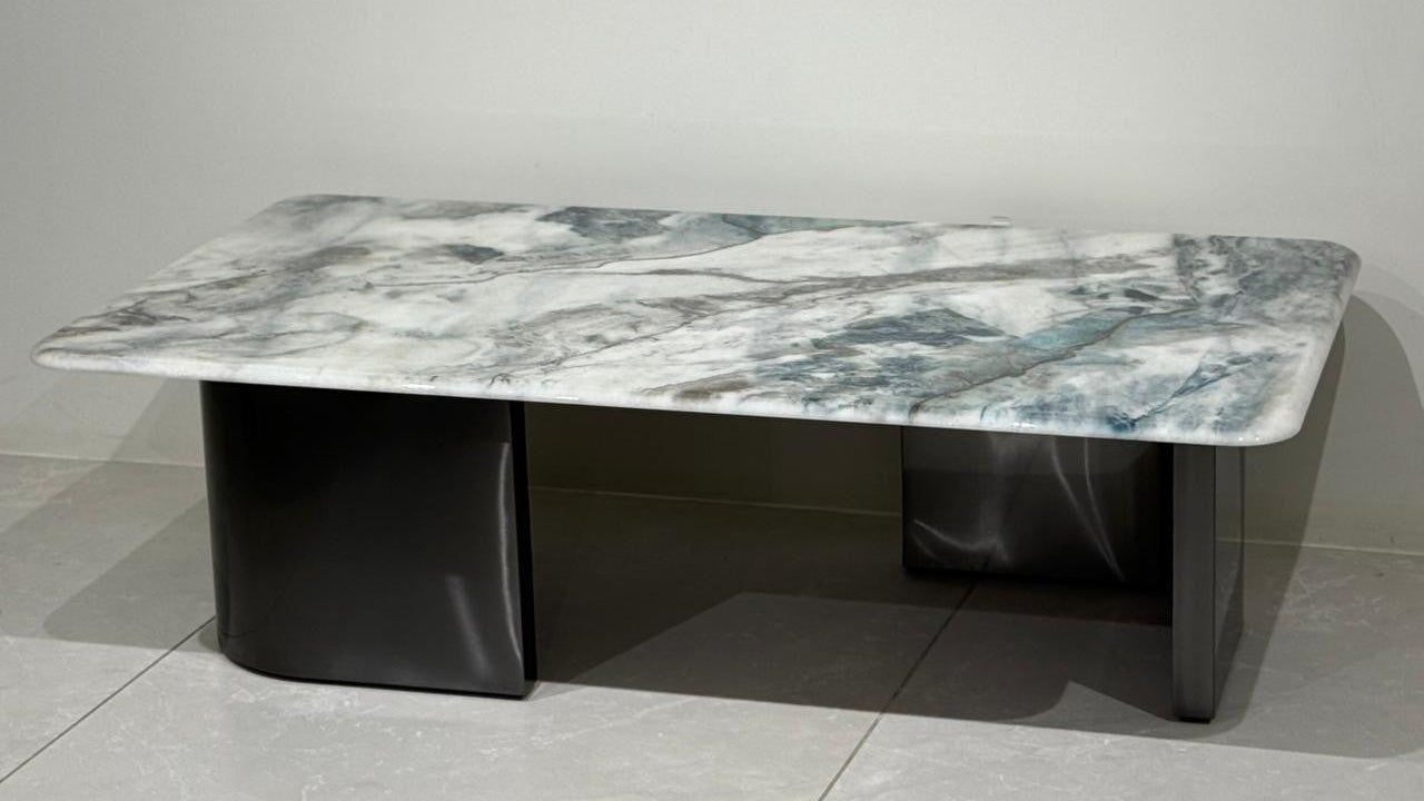 Skyline Vein Marble Center Coffee Table