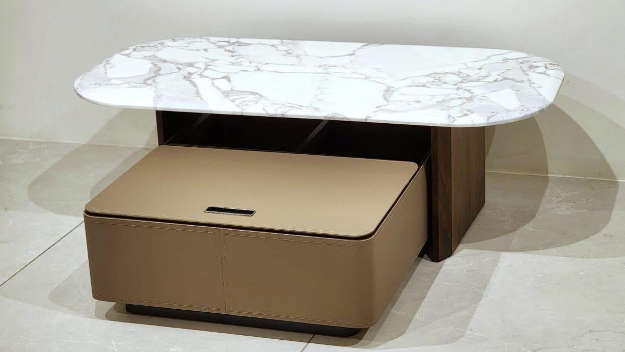 Atlas Duo Marble Center Coffee Table