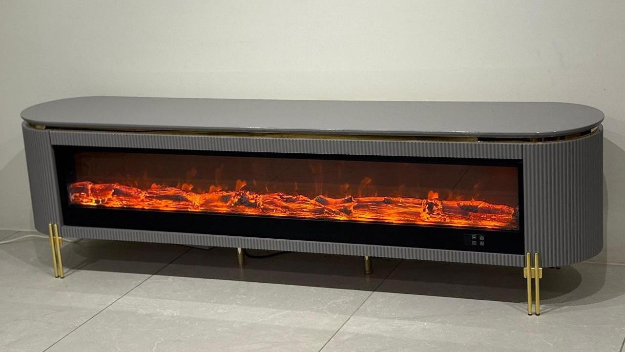 Regal Flame Marble LED Fireplace Runner