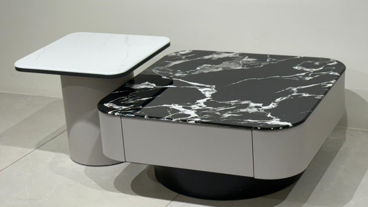 Memento Marble Contrast Center Coffee Table