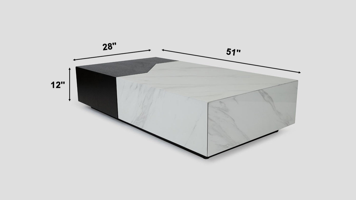 Monochrome Linea Modern Center Coffee Table