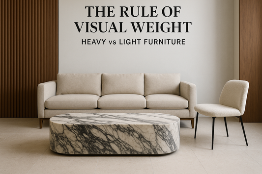The Rule of Visual Weight: How Heavy or Light Furniture Changes Room Perception