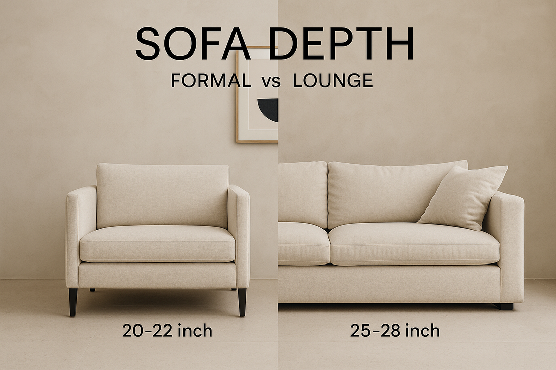The Sitting Depth Rule: Why Sofa Depth Decides Comfort More Than Anything Else