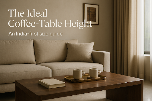 What is the Ideal Coffee Table Height for Indian Homes?