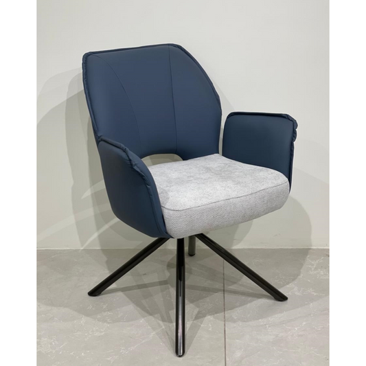 Azure Plush Dining Chair