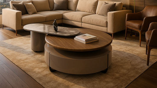 Fusion Orbit Marble Center CoffeeTable