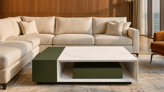 Verde Luxe Marble Center Coffee Table