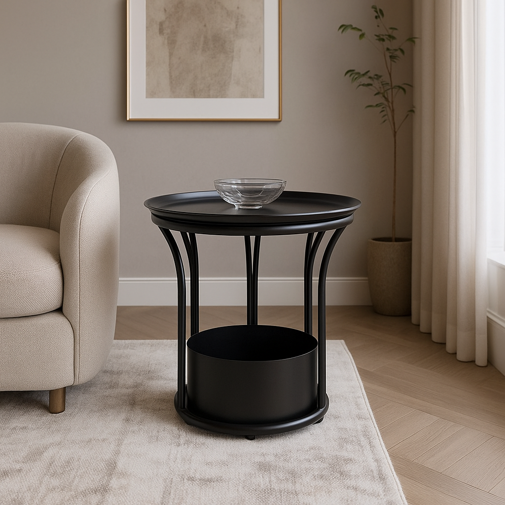 Noir Haven Side Table