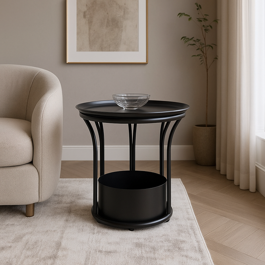 Noir Haven Side Table