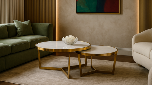 Aurelia Round Luxe Center Coffee Table