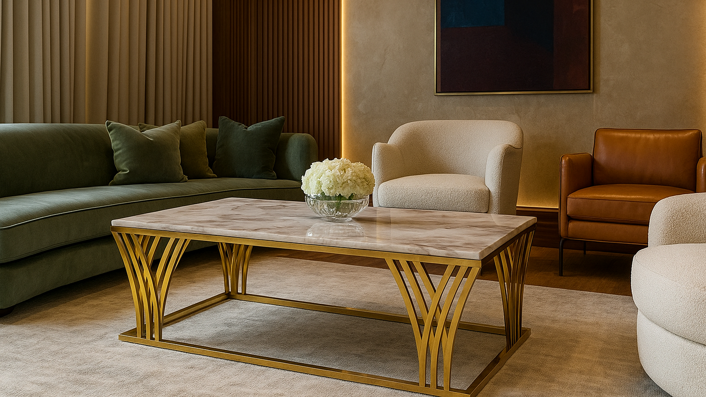 Imperial Ridge Luxe Center Coffee Table