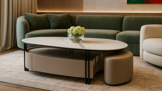 Ivory Arc Nest Center Coffee Table