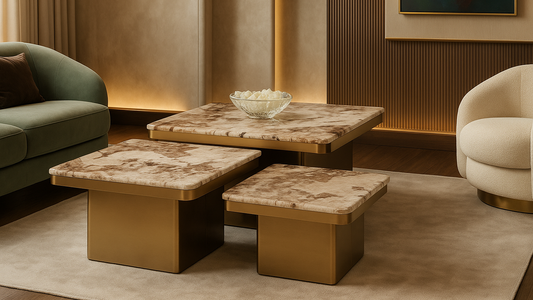 Aurelia Luxe Square Center Coffee Table