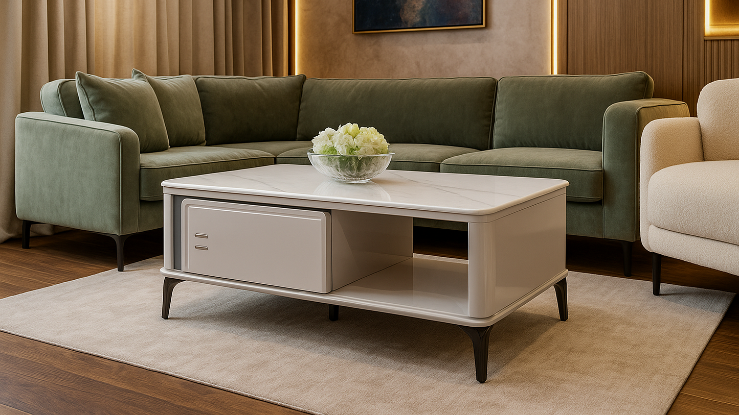 Alba Mist Center Coffee Table