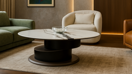 Marble Eclipse Center Coffee Table