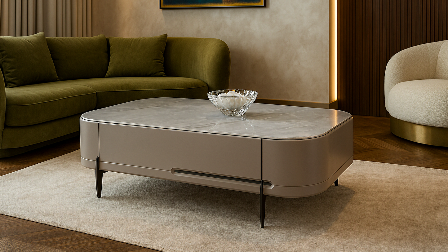 Marquina Luxe Center Coffee Table