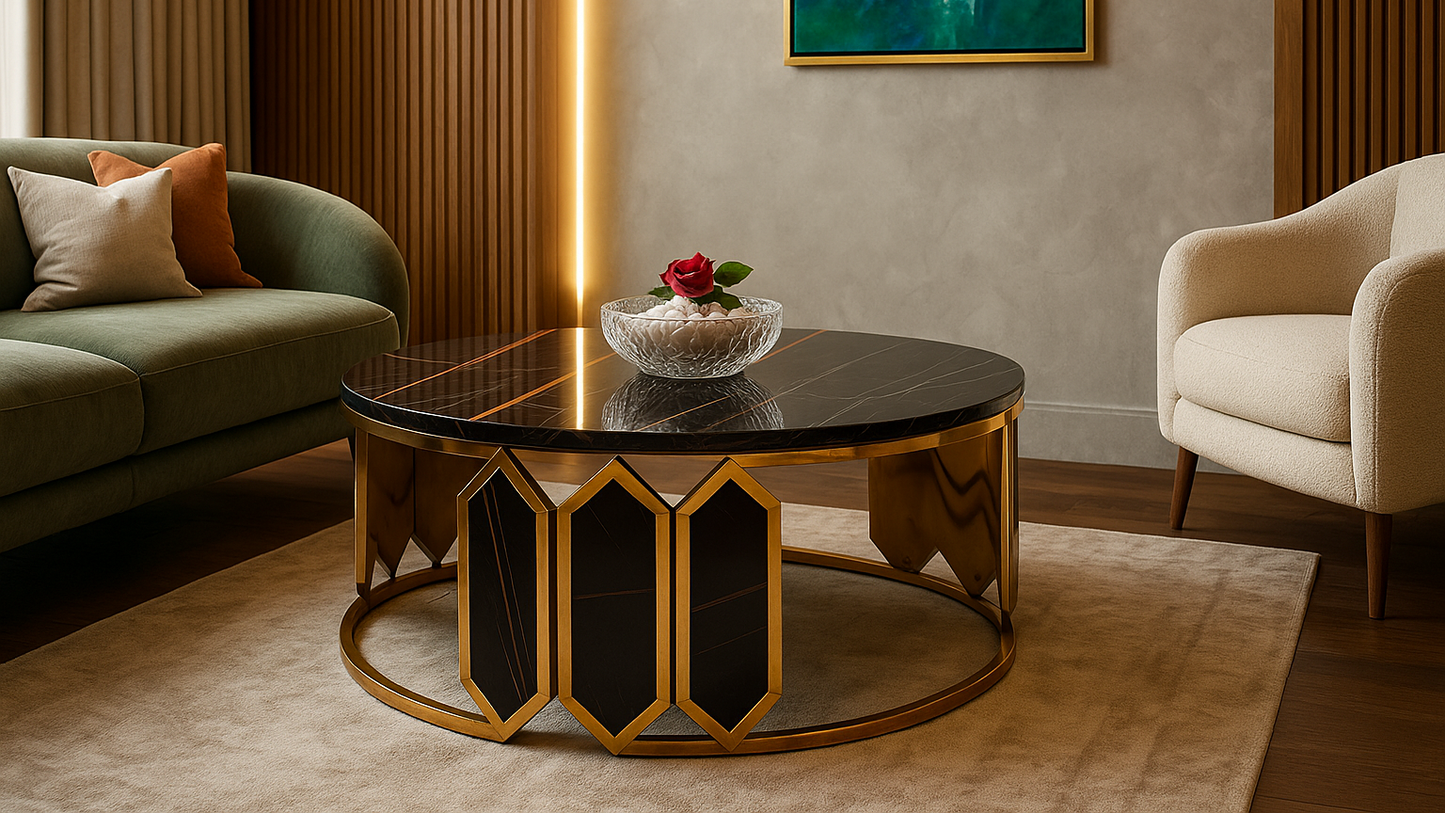 Aureate Noir Center Coffee Table