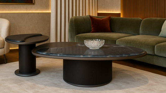 Obsidian Drift Center Coffee Table