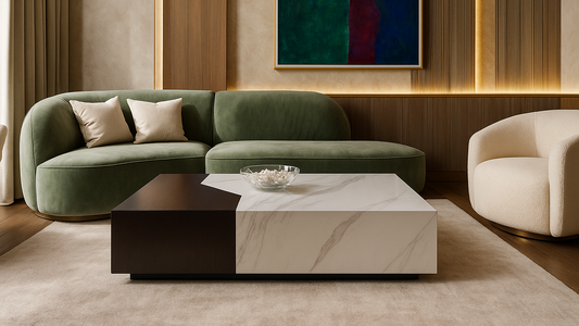 Monochrome Linea Modern Center Coffee Table