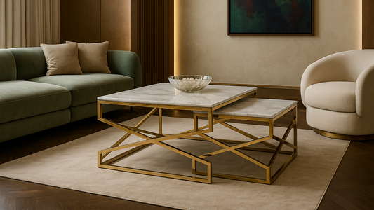 Aureate Grid Duo Center Coffee Table