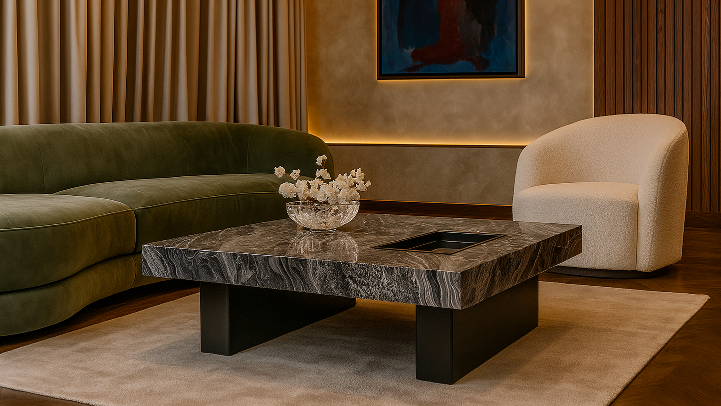 Obsidian Luxe Center Coffee Table
