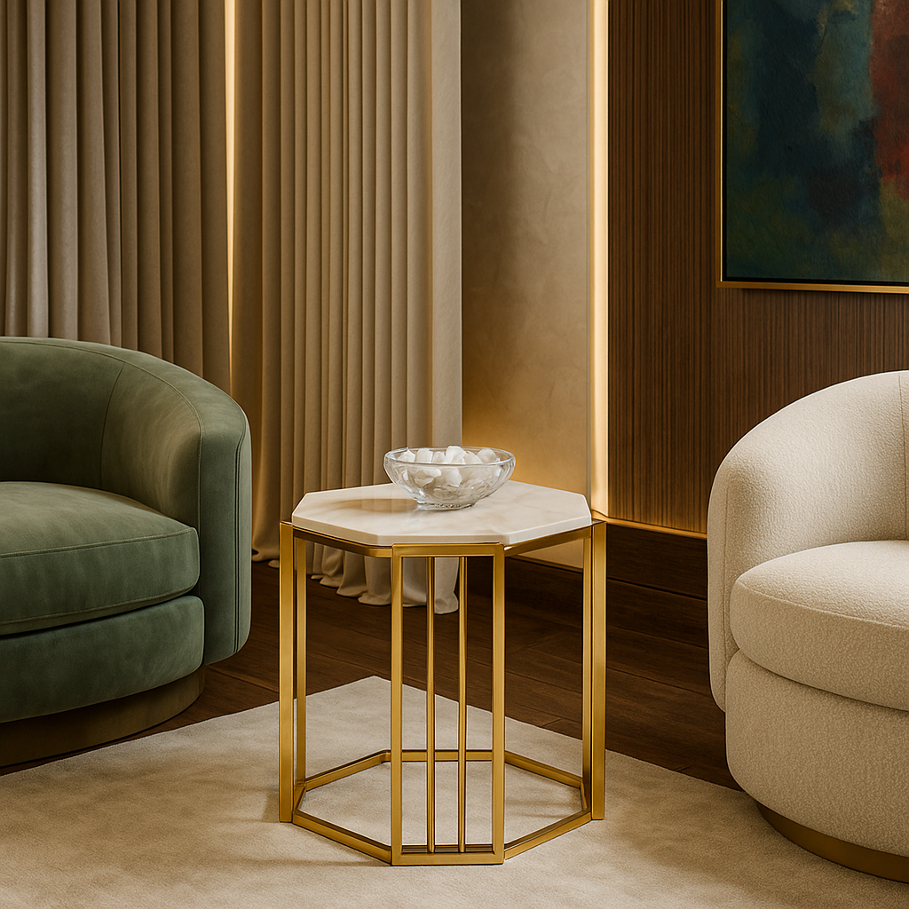 Opal Axis Side Table