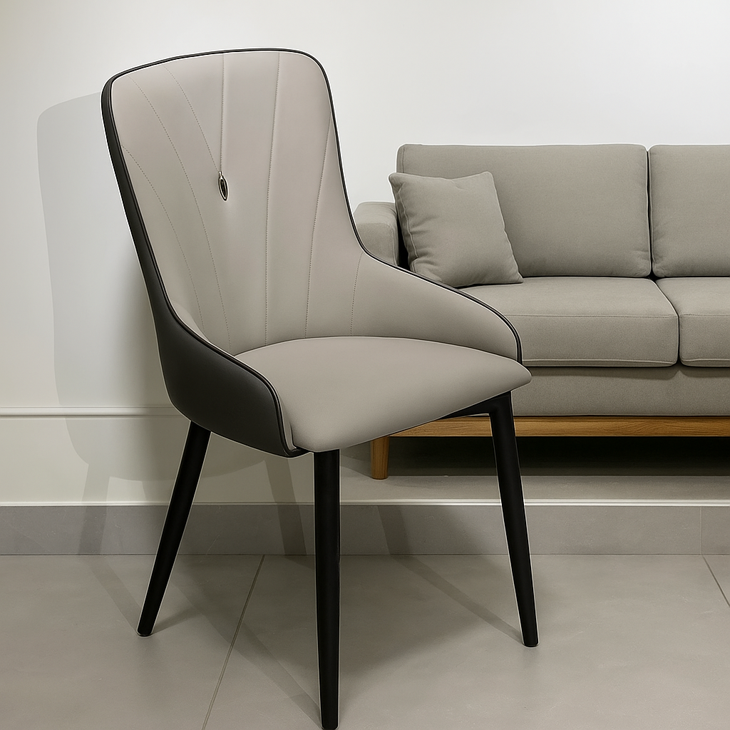 Graphite Noir Designer Dining Chair