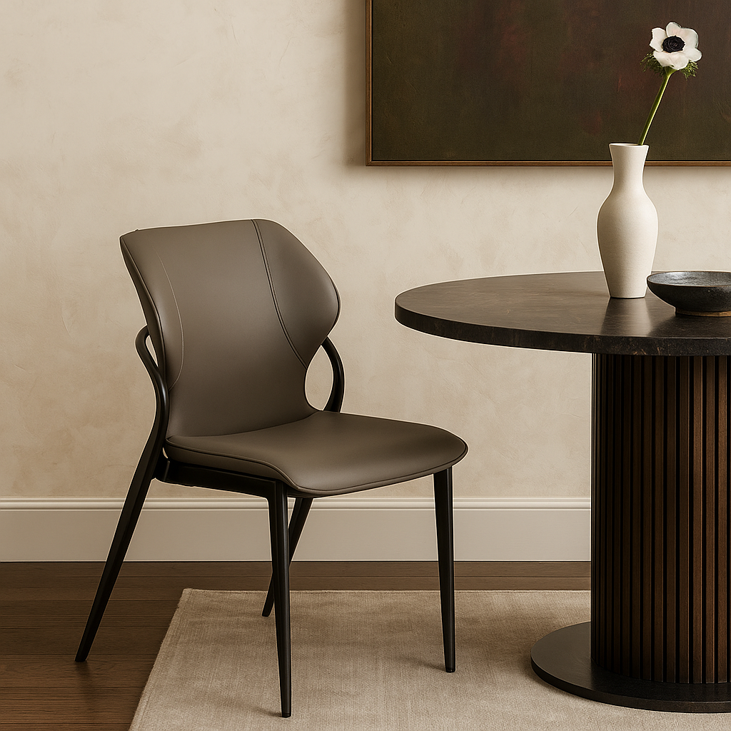 Zephyr Slate Designer Dining Chair