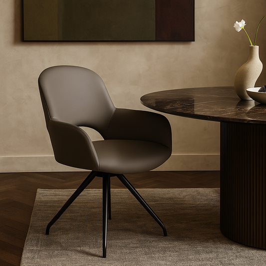Cognac Orbit Designer Dinning Chair