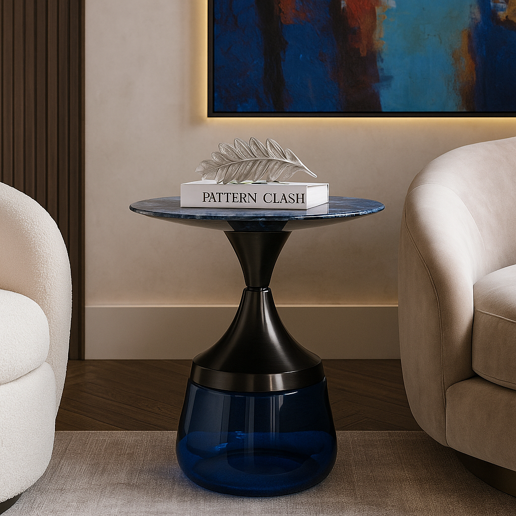 Sapphire Mist Side Table