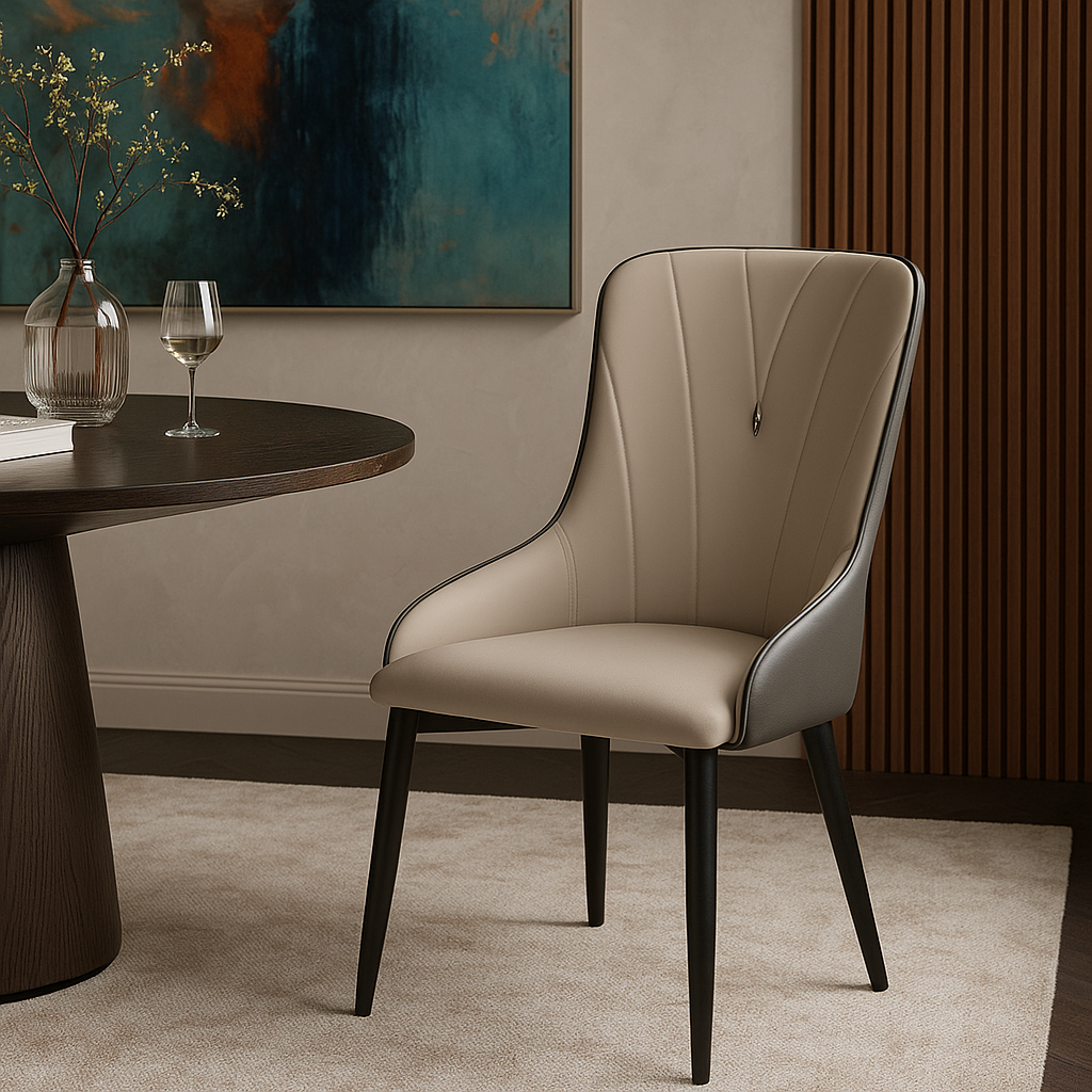 Graphite Noir Designer Dining Chair