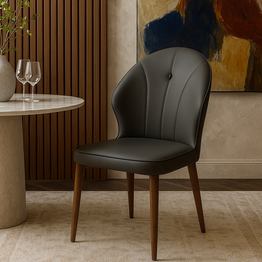 Obsidian Curve Designer Dining Chair