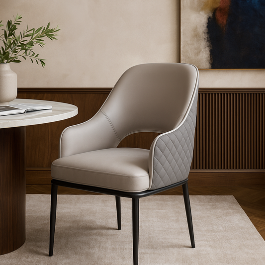 Elan Quilted Designer Dining Chair