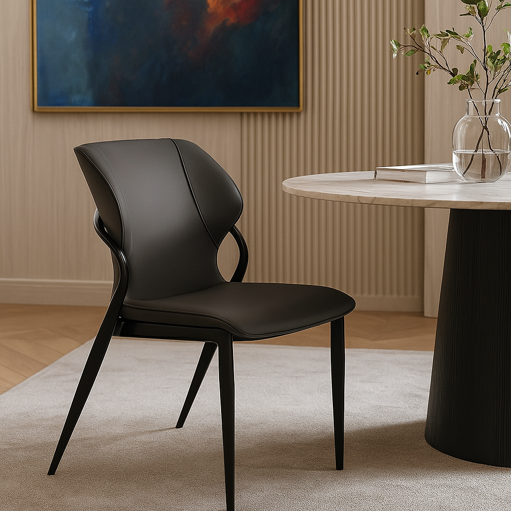 Zephyr Slate Designer Dining Chair