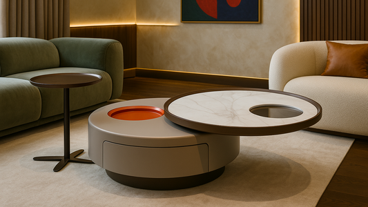 Luxury center coffee table set