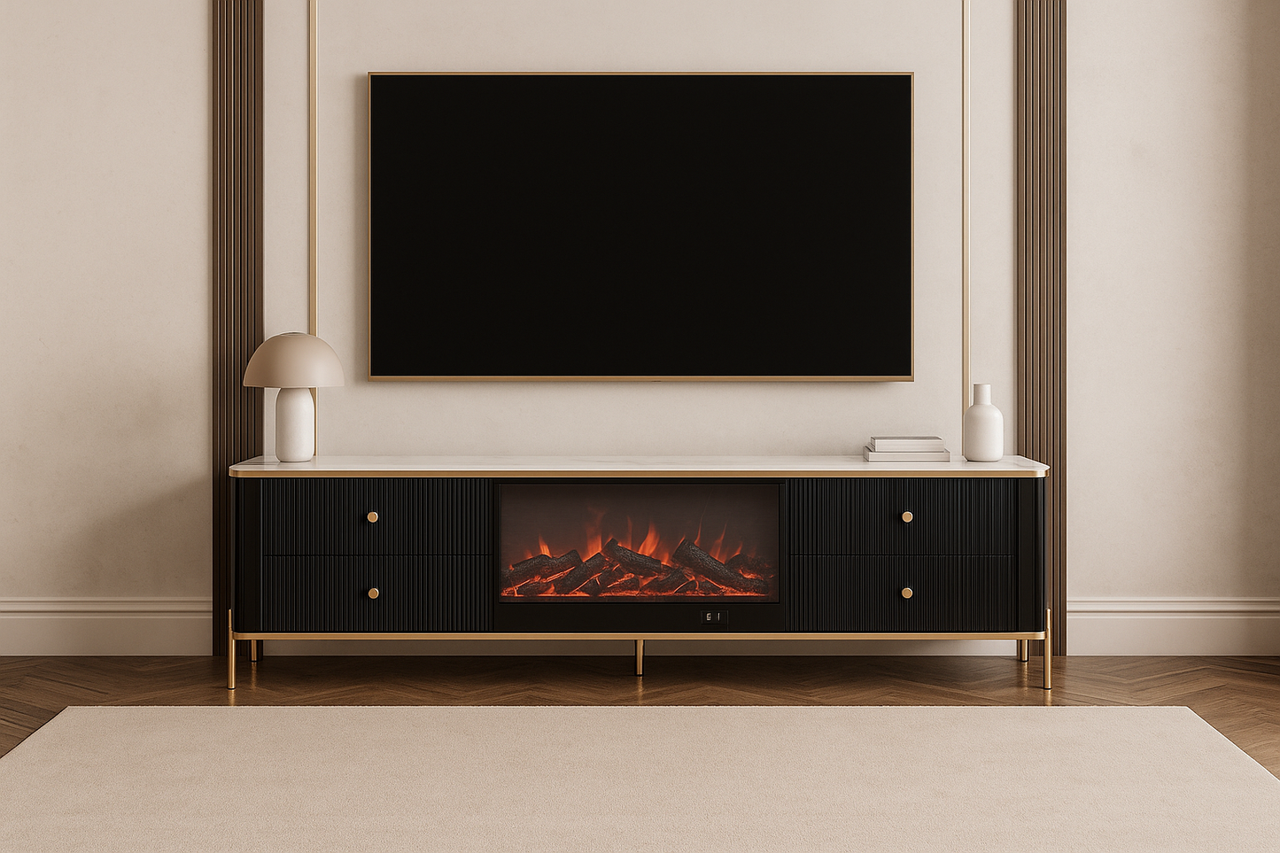 Noir Flame LED Runner