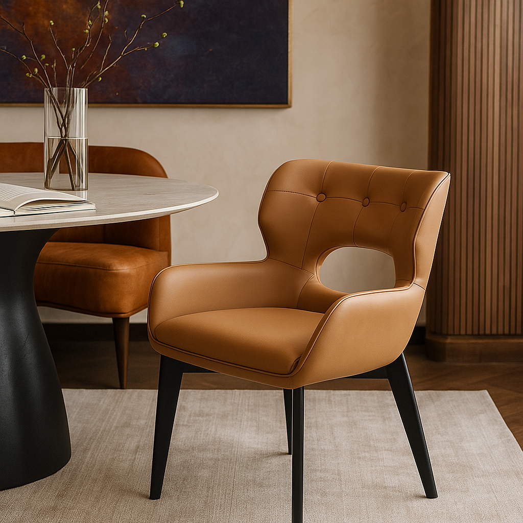 Luna Arch Designer Dining Chair
