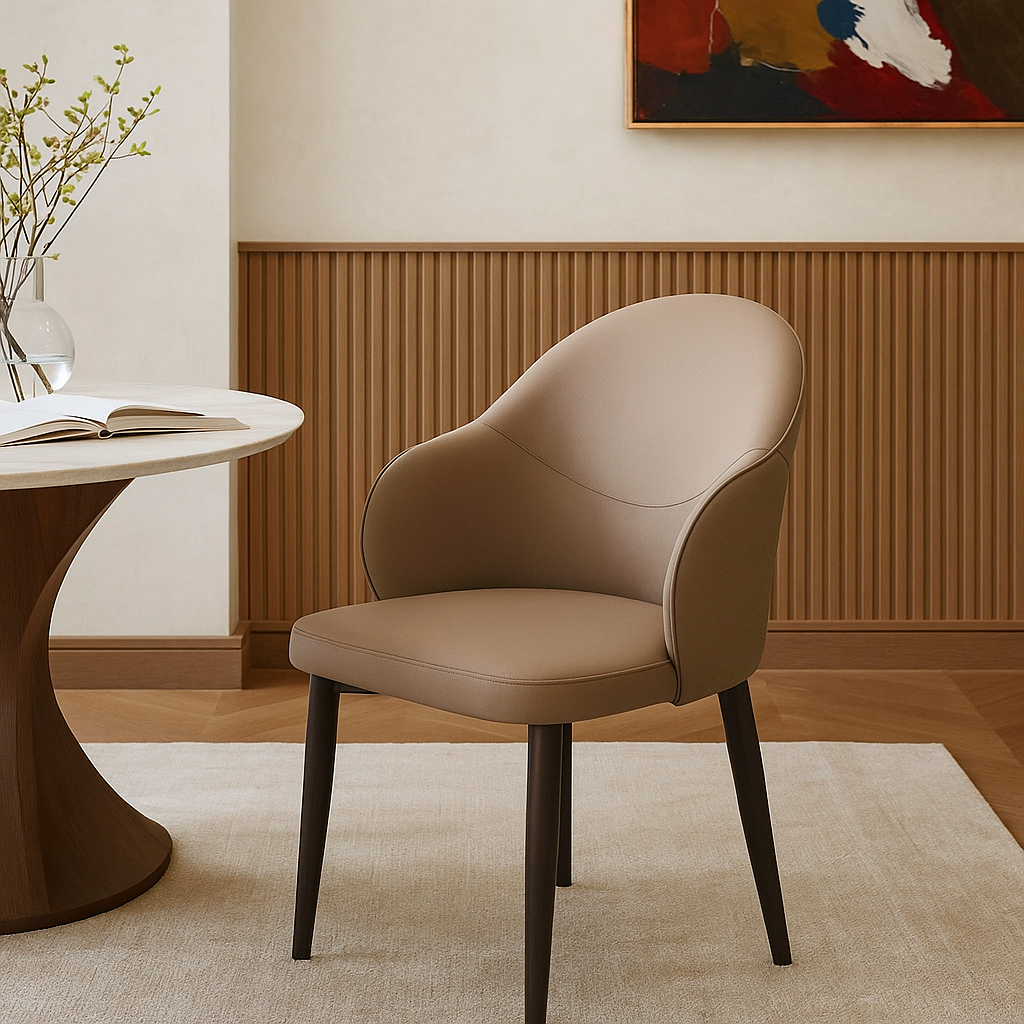 Serena Beige Dining Chair
