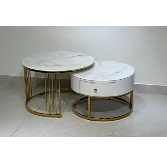 Obsidian Matrix Stack Center Coffee Table