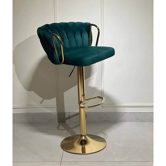 Majestic Tufted Velvet Bar Chair